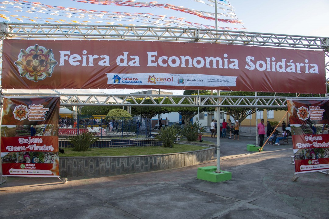 Começou a I Feira da Agricultura Familiar e da Economia Solidária de Jaguarari