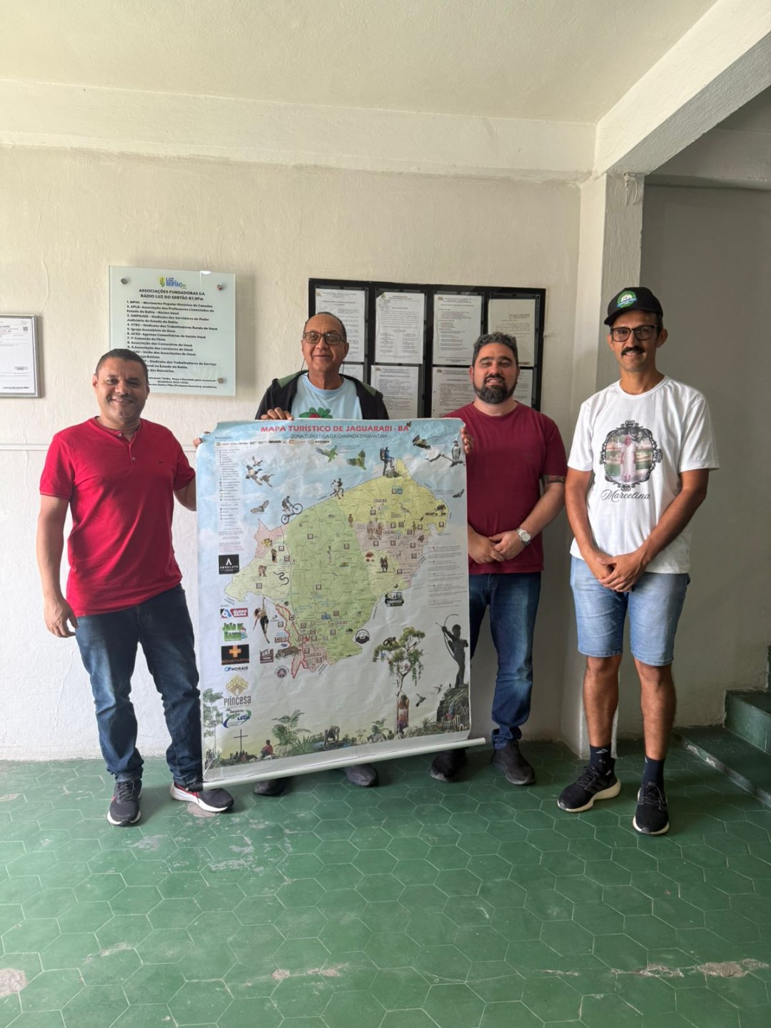 Jaguarari lança mapa turístico do município e valoriza atrativos locais